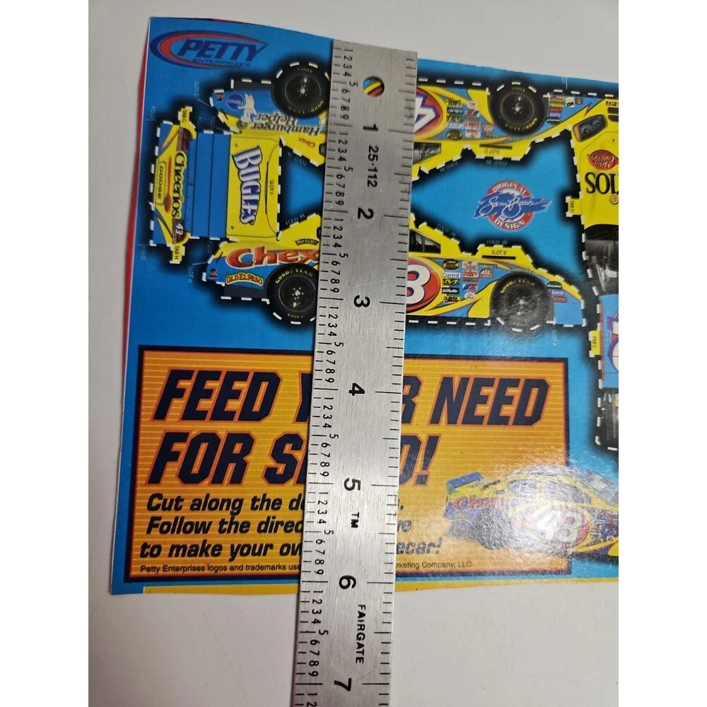 RARE Bobby Labonte #43 Cheerios Make Your Own Racecar 1:64 Petty Marketing